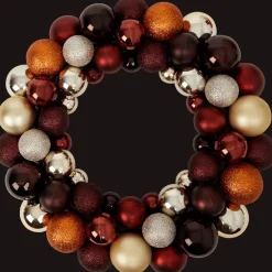 Absolu Chic kerstkrans met kerstballen