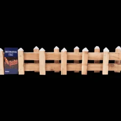 Decoratief houten hek
