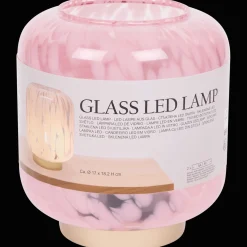 Glazen tafellamp