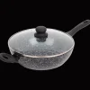 Hapjespan met glazen deksel