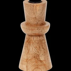 Houten kandelaar