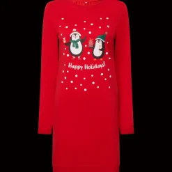 Kerstjurk met print