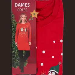 Kerstjurk met print