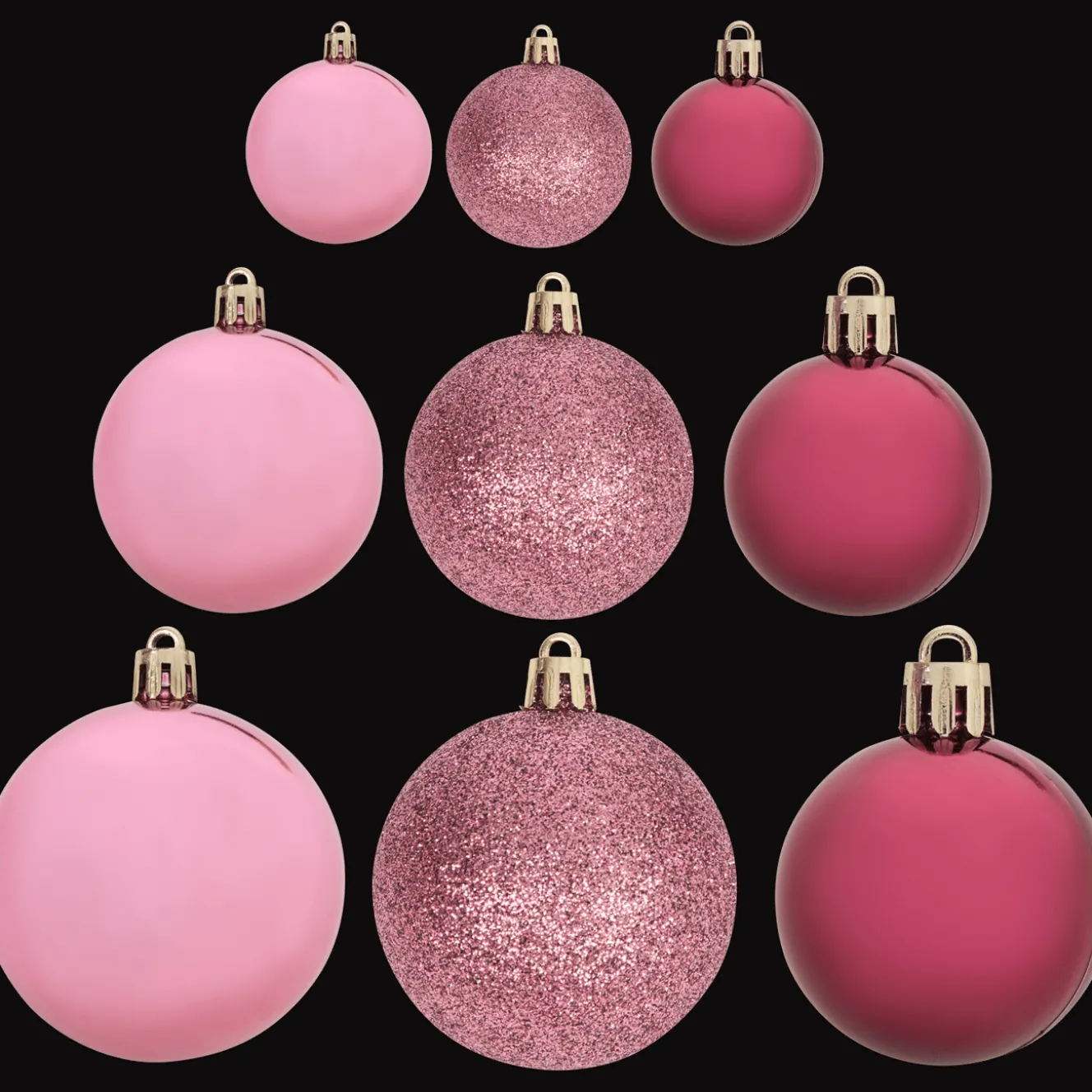 Kunststof kerstballen