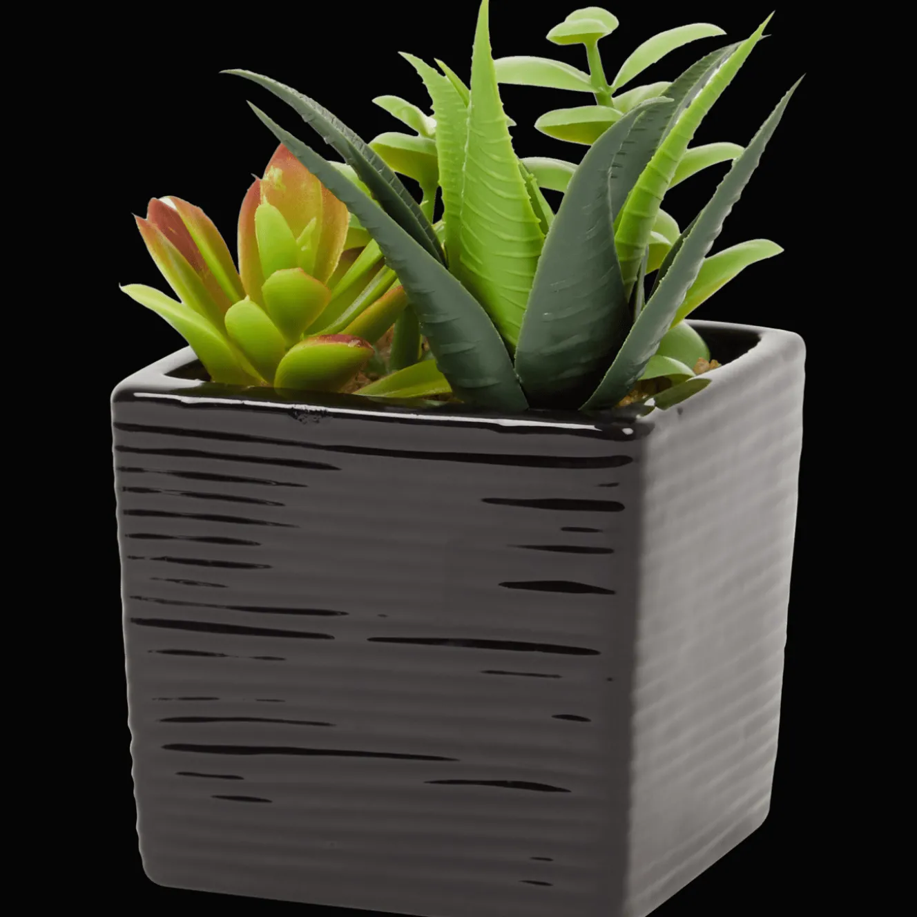 Kunst-vetplant in pot