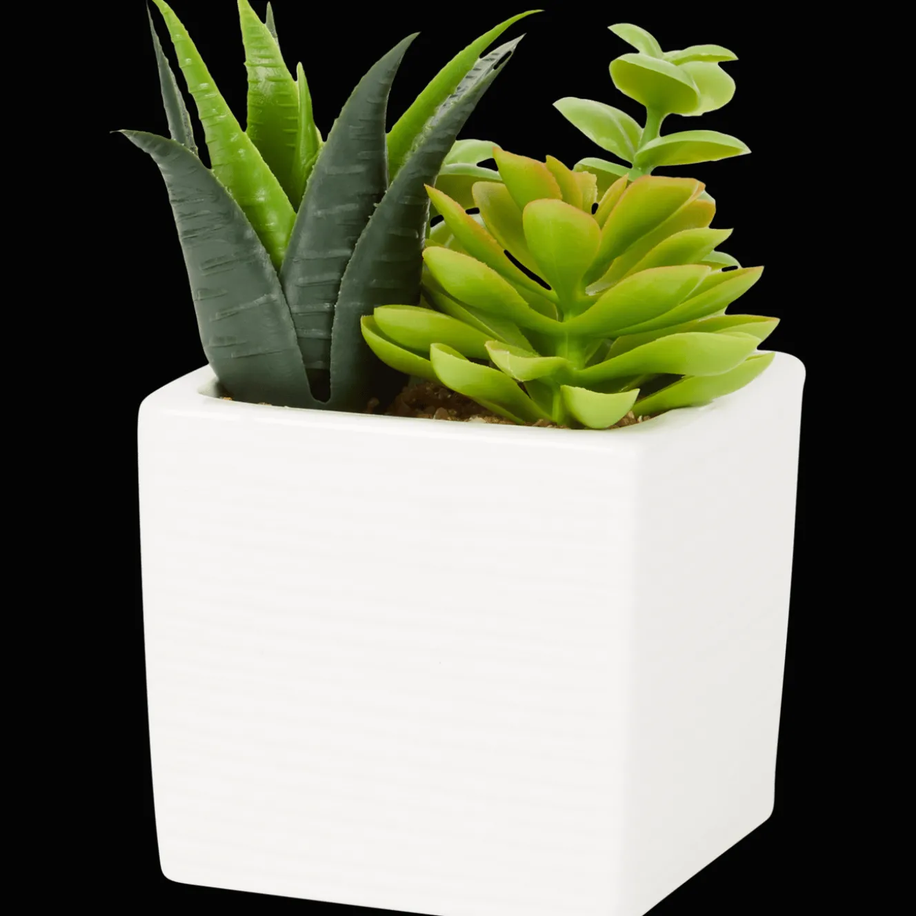 Kunst-vetplant in pot