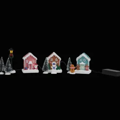 Magic Village kerstdorp met verlichting