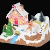 Magic Village kersttafereel met muziek