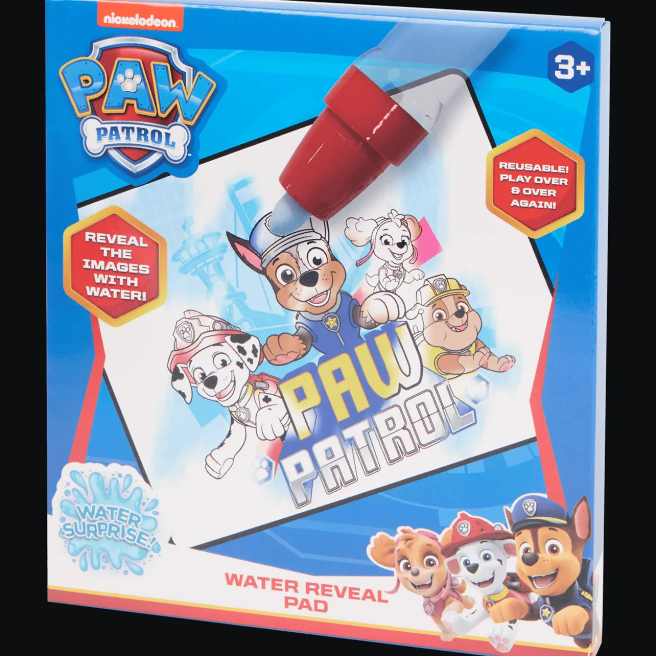 Magische kleurplaat met waterstift