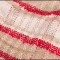 Plaid met franjes