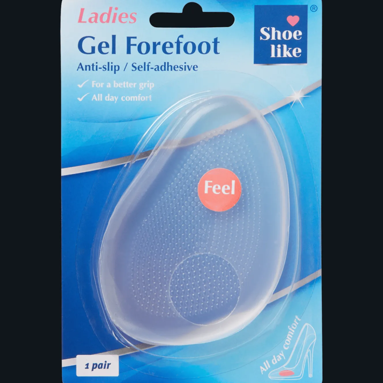 Shoe like gelpad