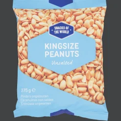 Snacks of the World ongezouten pinda's