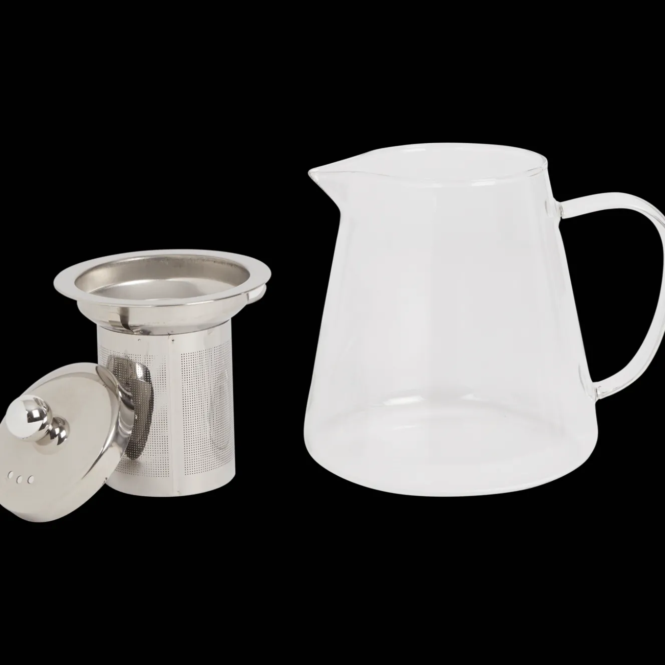 Theepot met filter